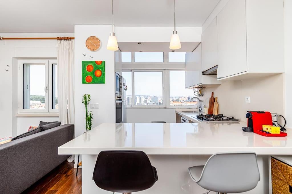 Cozy Bright Space With Landscape And Air Conditioner Lisboa Eksteriør bilde