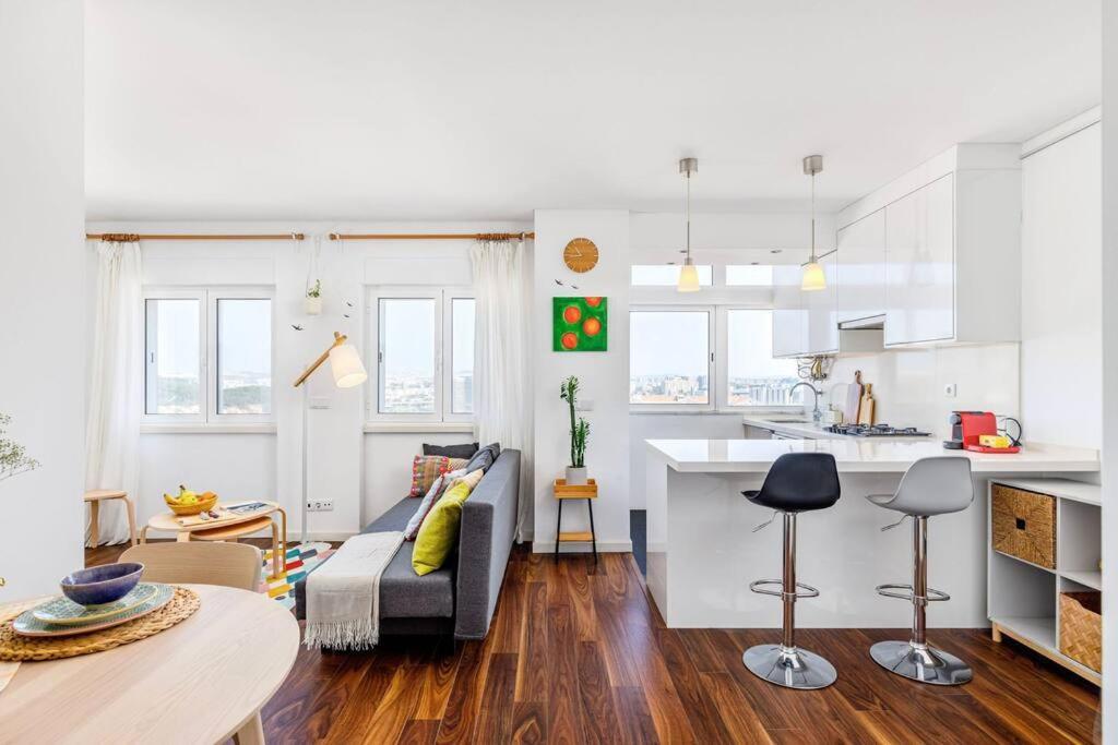 Cozy Bright Space With Landscape And Air Conditioner Lisboa Eksteriør bilde